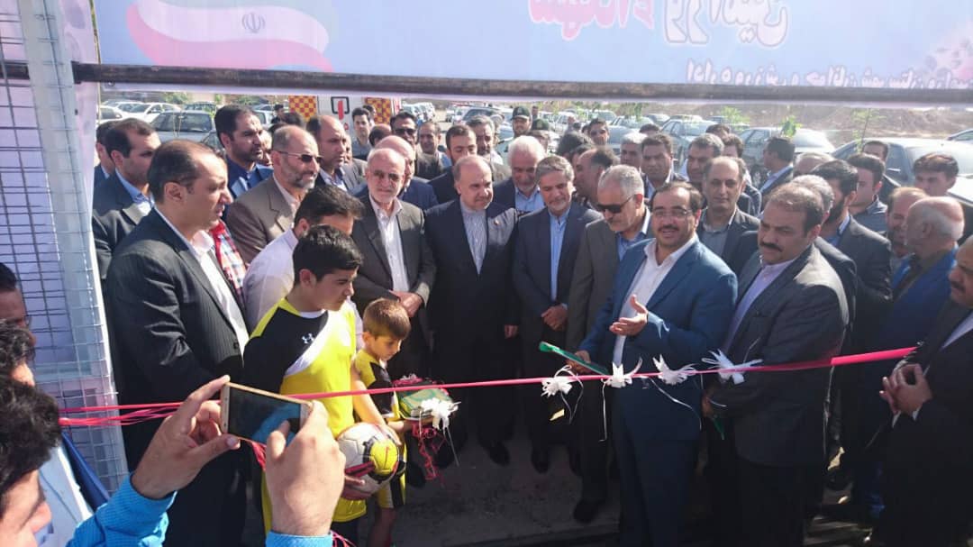 سالن ورزشی شهدای روستای حبیب آباد پیشوا افتتاح شد