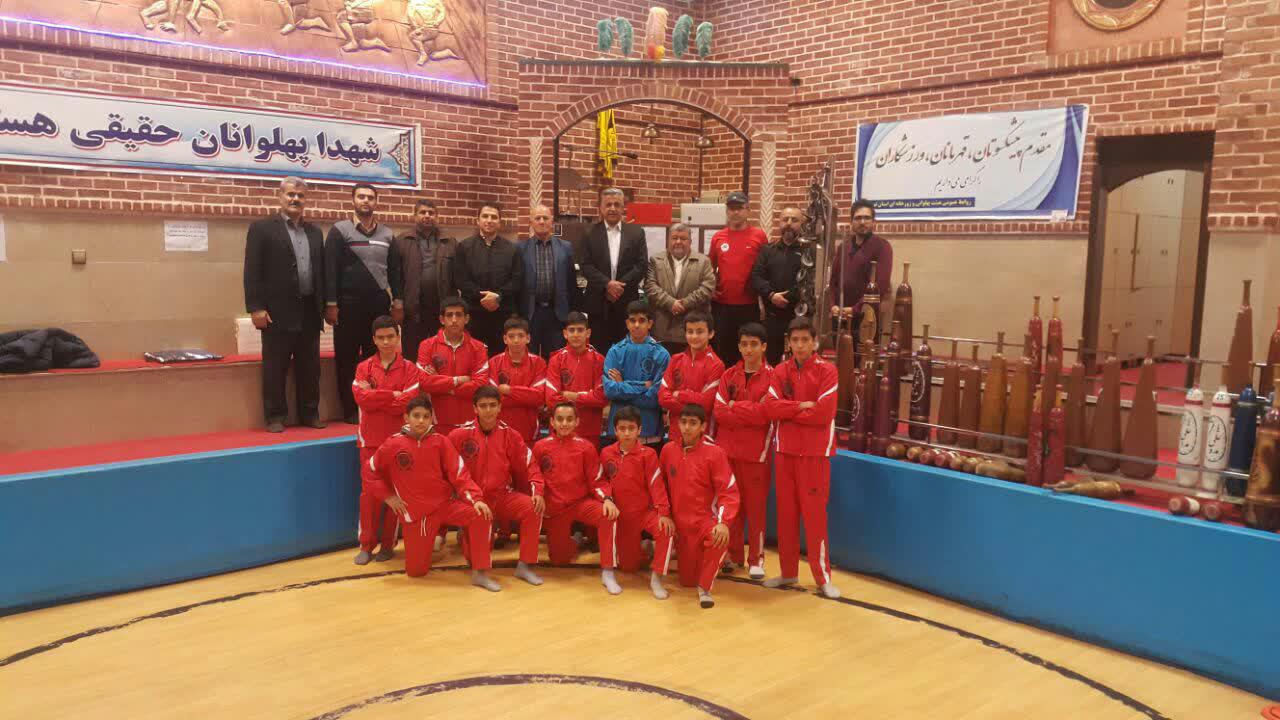 اعزام تیم زورخانه ای نوجوانان استان تهران به مسابقات استعدادهای کشور