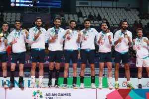 قهرمانی تیم ملی والیبال در مسابقات آسیایی اندونزی