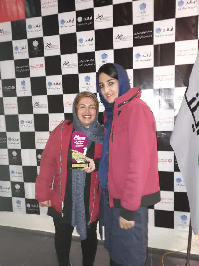 درخشش بانوی تهرانی  در مسابقات رالی قهرمانی کشور