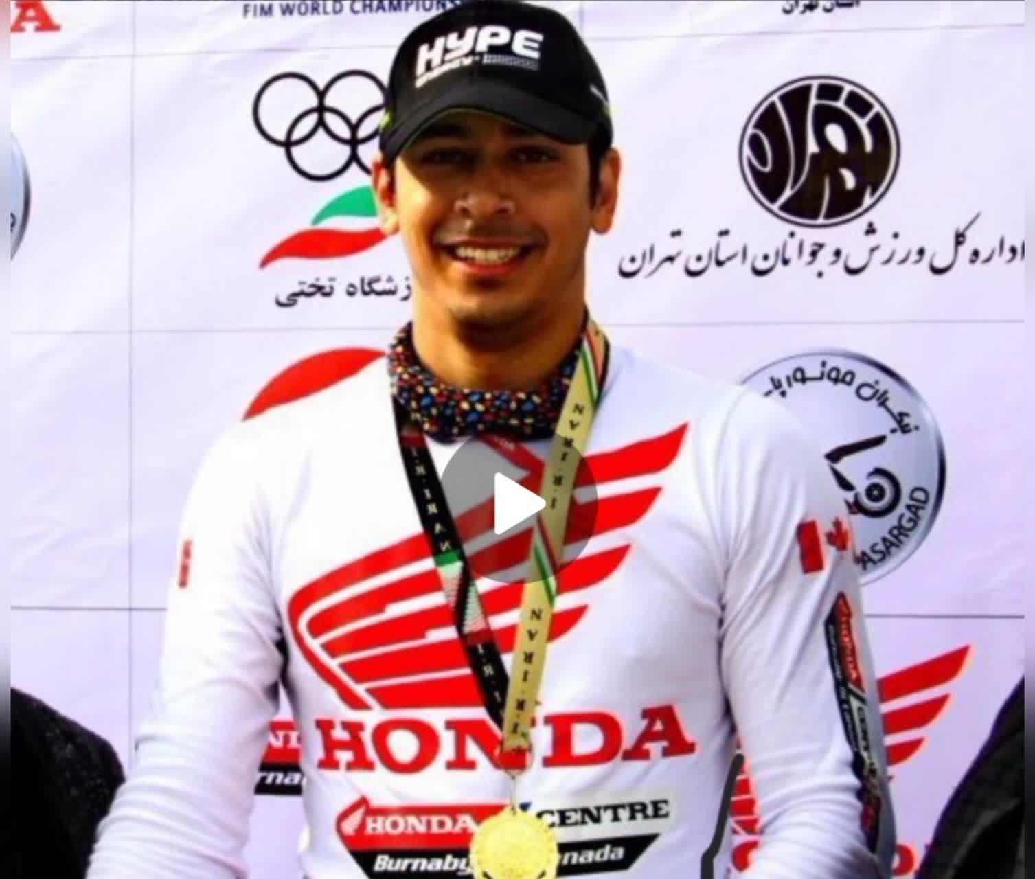 حضور ورزشکار موتور اندرو استان تهران در مسابقات هارد اندرو قهرمانی جهان
