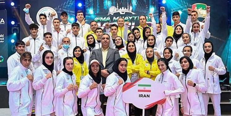 کسب 18 مدال رنگارنگ حاصل ملی پوشان موی تای ایران در مسابقات جهانی ابوظبی