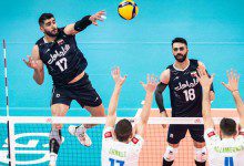 لیگ ملت‌های والیبال:برتری ایران مقابل اسلوونی